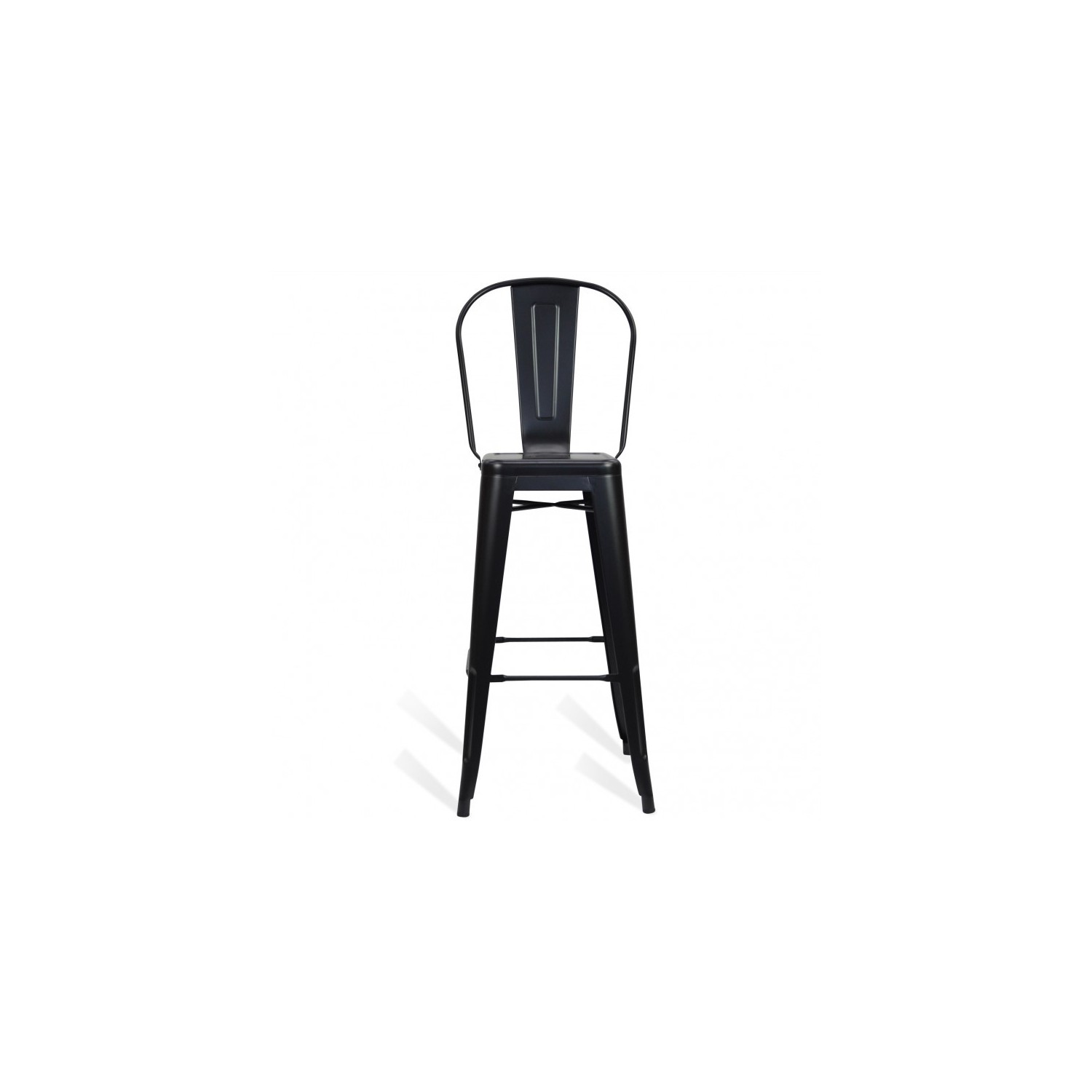PACK 4 TABURETES BISTRO MATT HIGHBACK