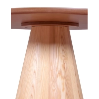 Table de salle à manger gigogne 120cm en bois de frêne