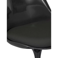 Krzesło Lotus All Black z bawełnianą poduszką FURNMOD - 9