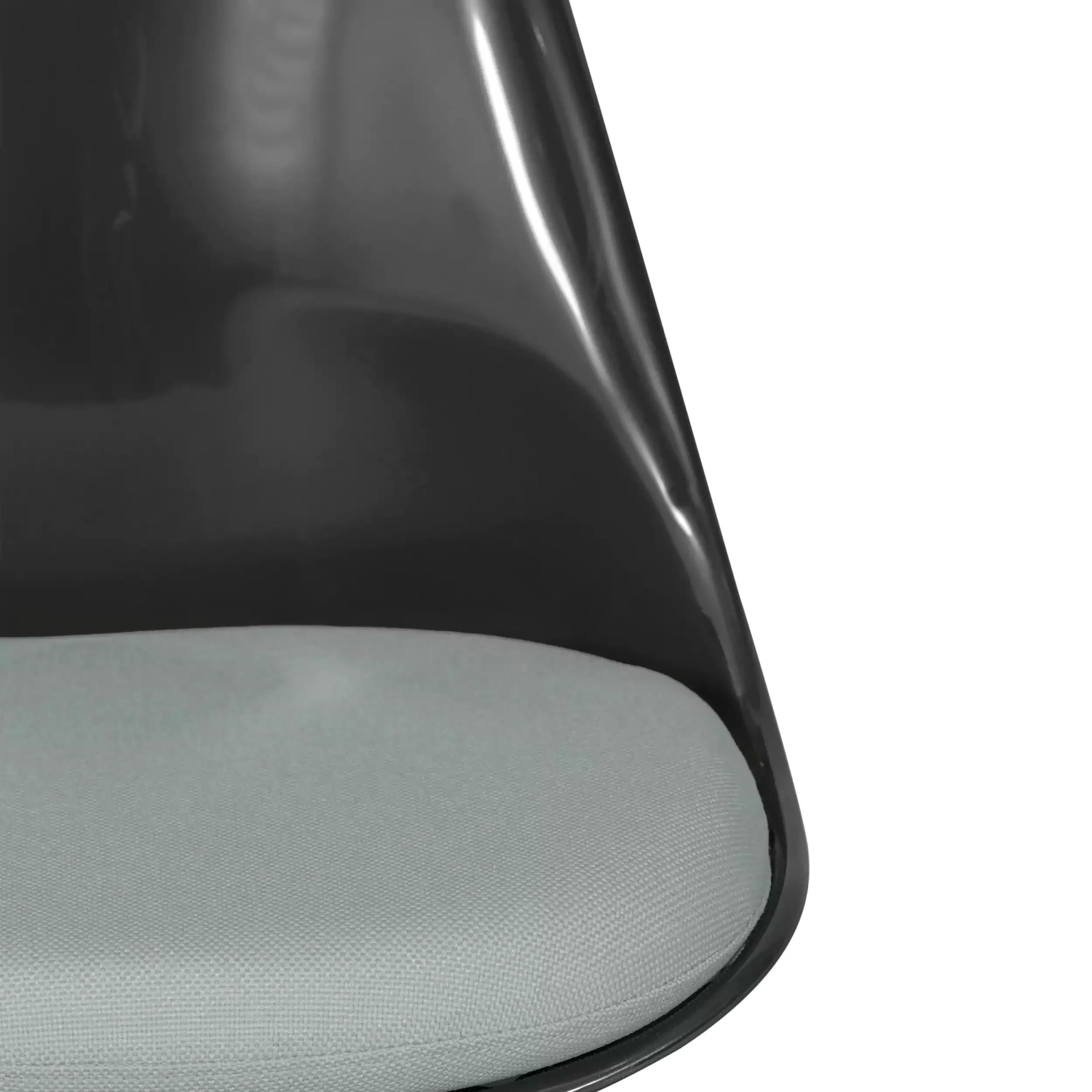 Krzesło Lotus All Black z bawełnianą poduszką FURNMOD - 21