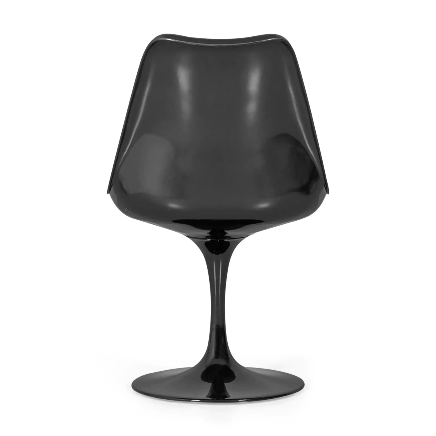 Cadeira Lotus Chair All Black com almofada de algodão FURNMOD - 22