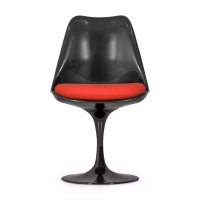 Stuhl Lotus Chair All Black mit Baumwollkissen FURNMOD - 3