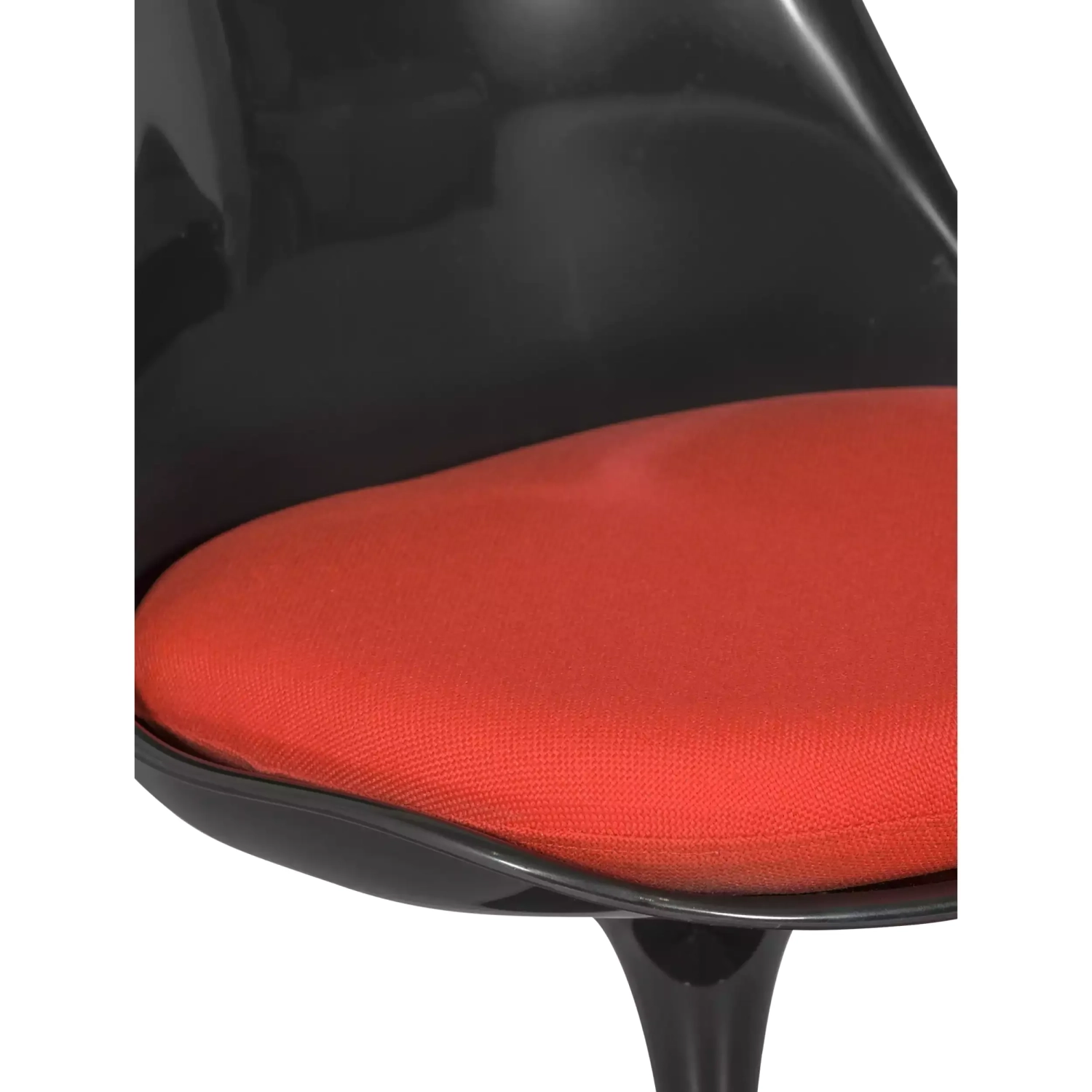 Lotus Chair All Black with cotton cushion FURNMOD - 2