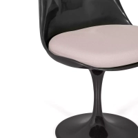 Silla Lotus Chair All Black con cojín de algodón FURNMOD - 31