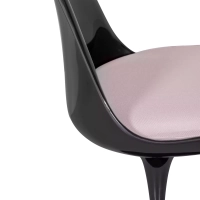 Silla Lotus Chair All Black con cojín de algodón FURNMOD - 29