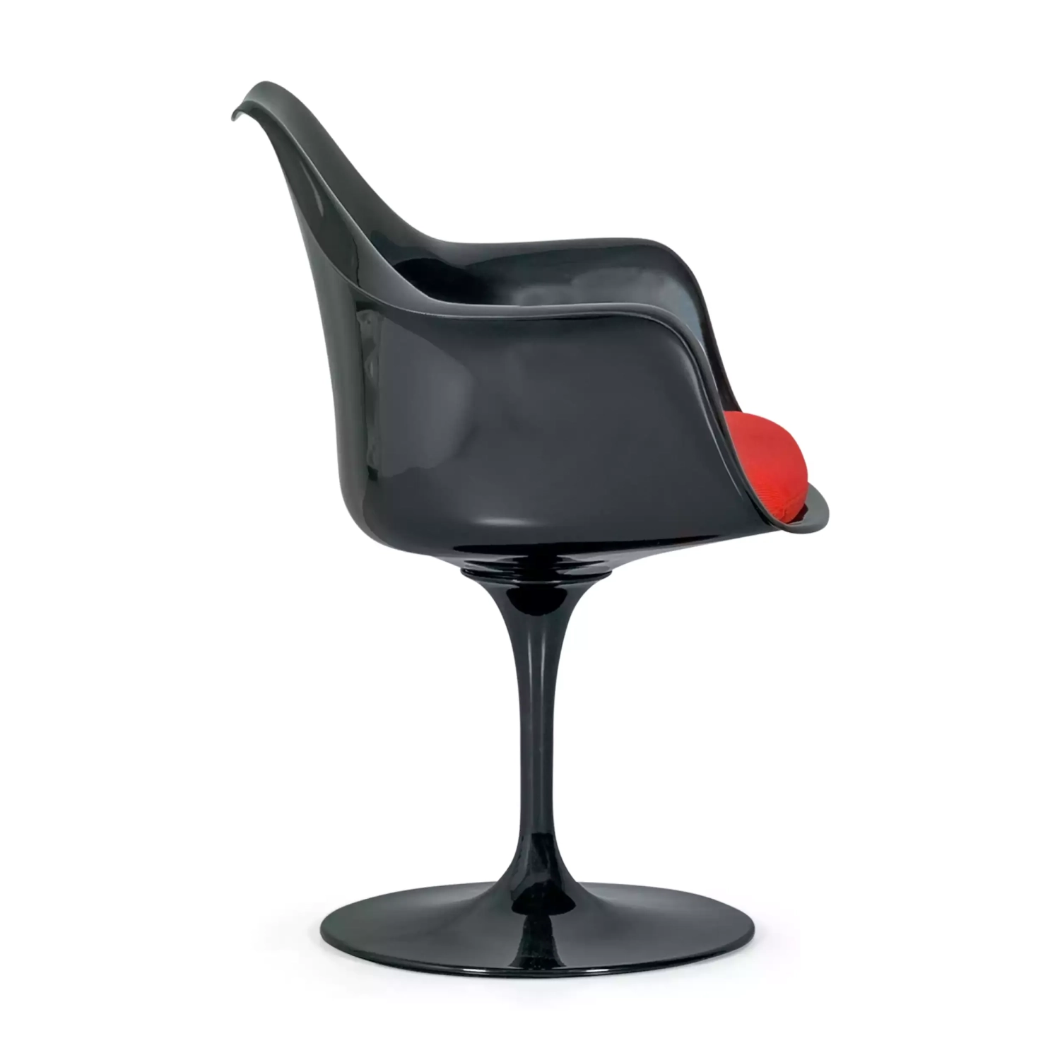 Lotus Arms All Black stol med bomullsdyna FURNMOD - 26