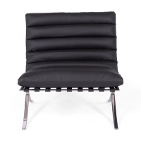 Synteettisellä nahalla verhoiltu design nojatuoli - Madrid Nest Dream - 3