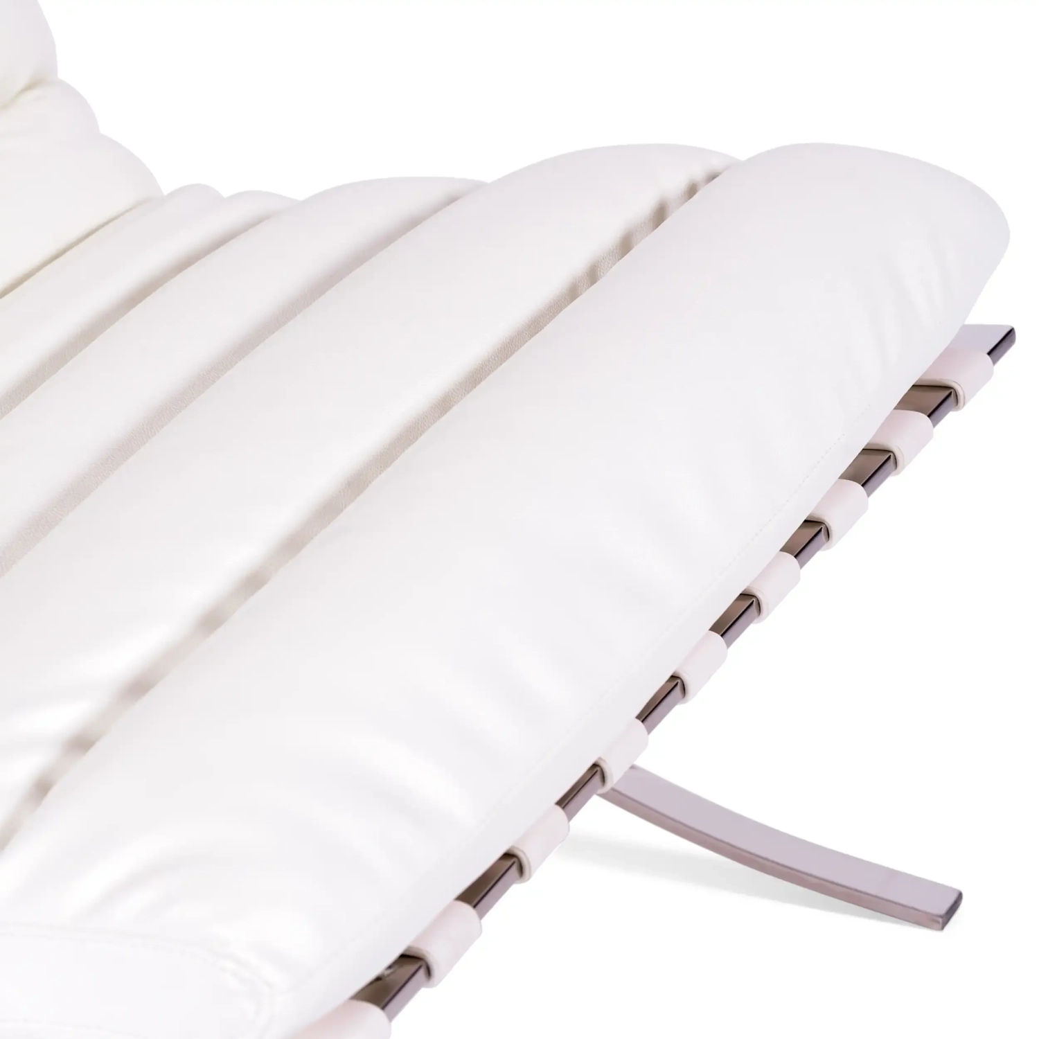 Designerski fotel tapicerowany skórą syntetyczną - Madryt Nest Dream - 13
