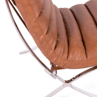 Synteettisellä nahalla verhoiltu design nojatuoli - Madrid Nest Dream - 31