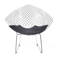Diamond Design fauteuil in verchroomd staal FURNMOD - 4