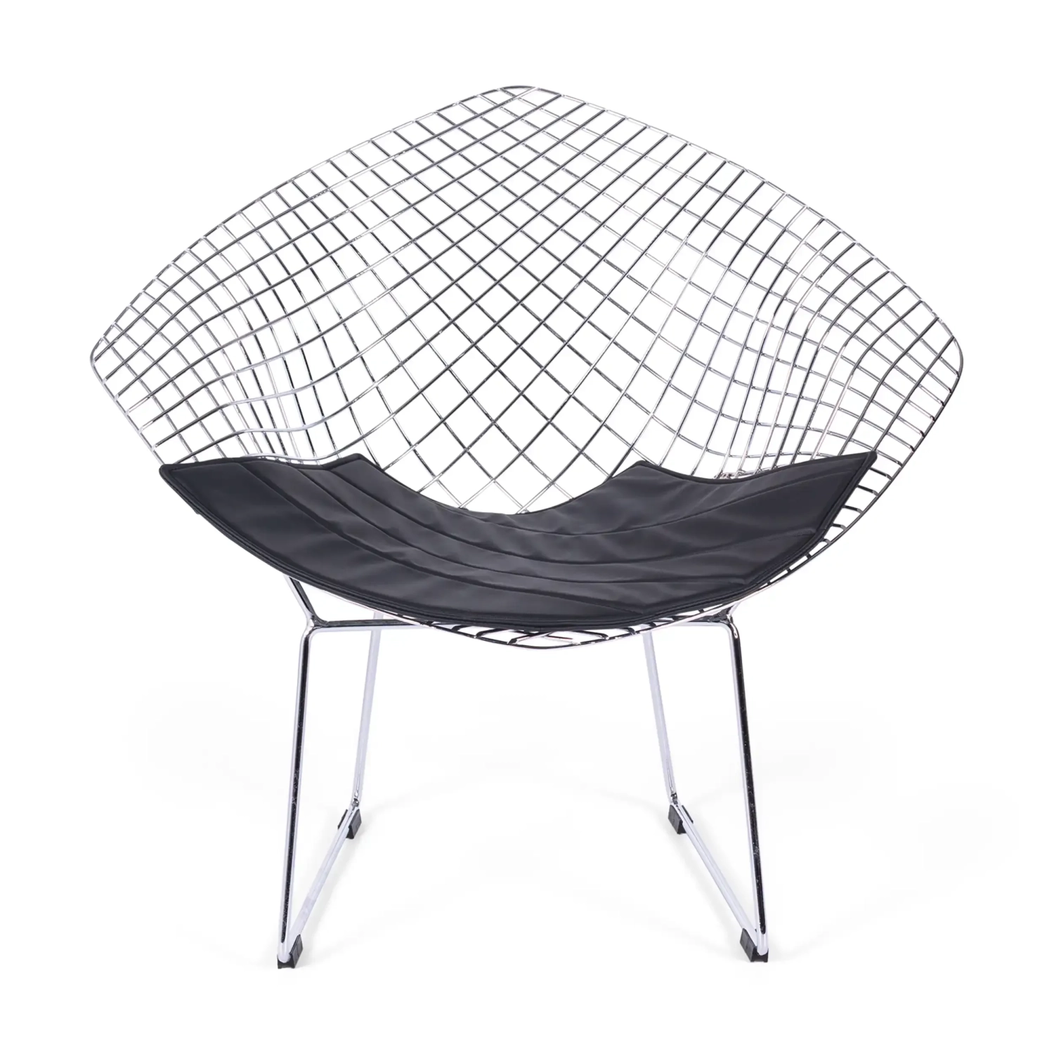 Fauteuil design en acier chromé Diamond FURNMOD - 4