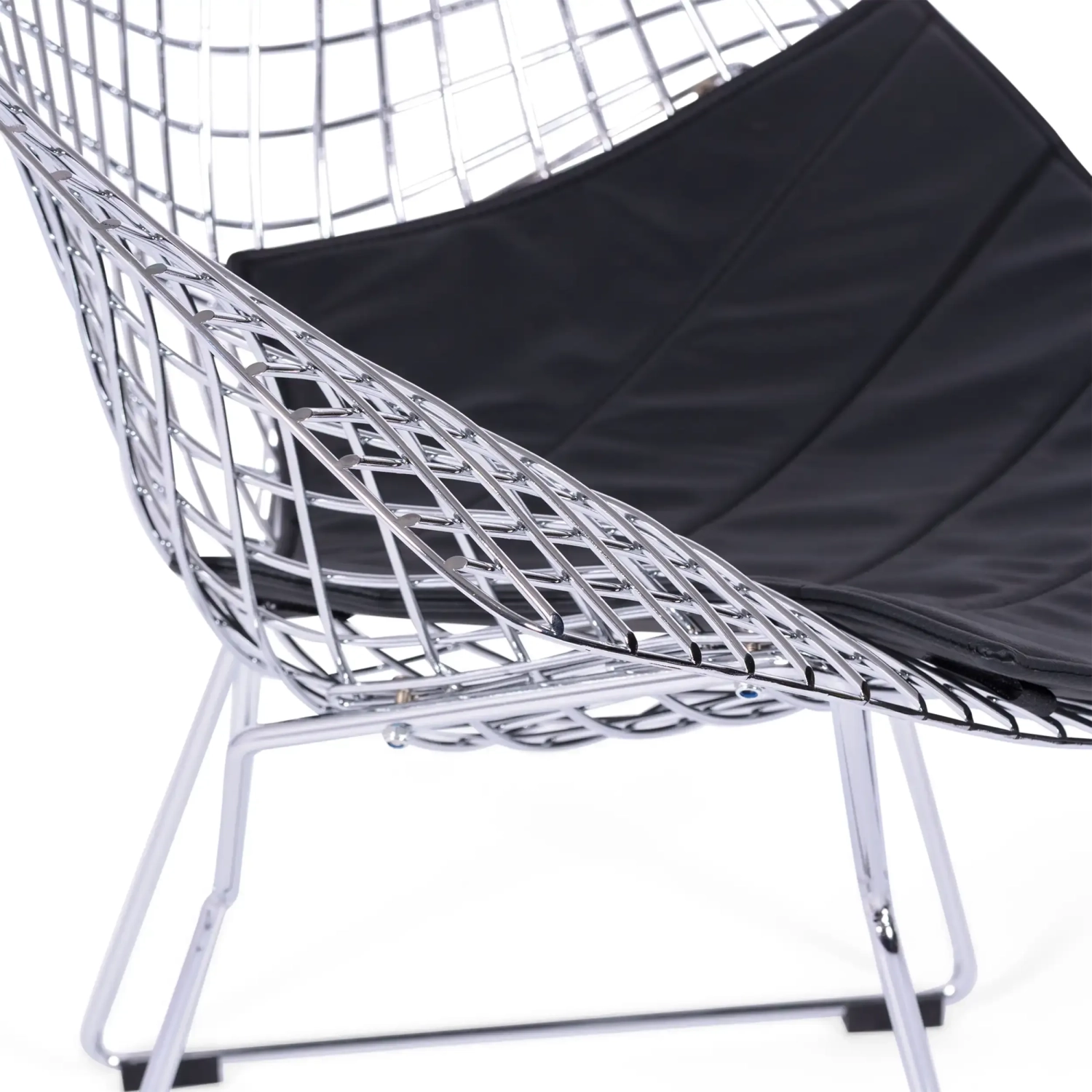 Poltrona di design in acciaio cromato Diamond FURNMOD - 2
