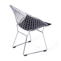 Fauteuil design en acier chromé Diamond FURNMOD - 10