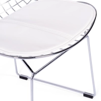 Chaise de salle à manger en acier chromé Berta FURNMOD - 9