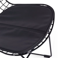 Silla de comedor en acero negro Berta FURNMOD - 4