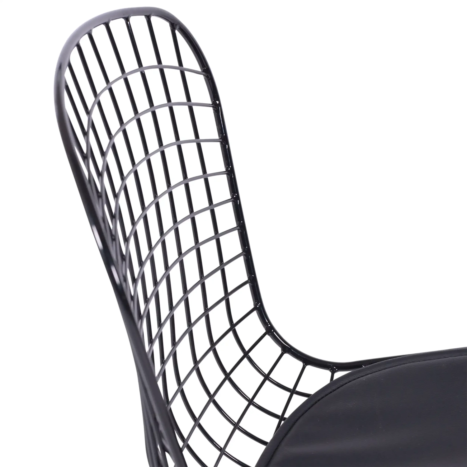 Zwarte stalen eetkamerstoel Berta FURNMOD - 6