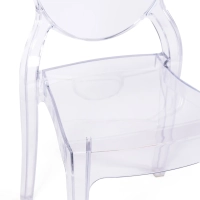 Lousiana transparent dining chair FURNMOD - 4