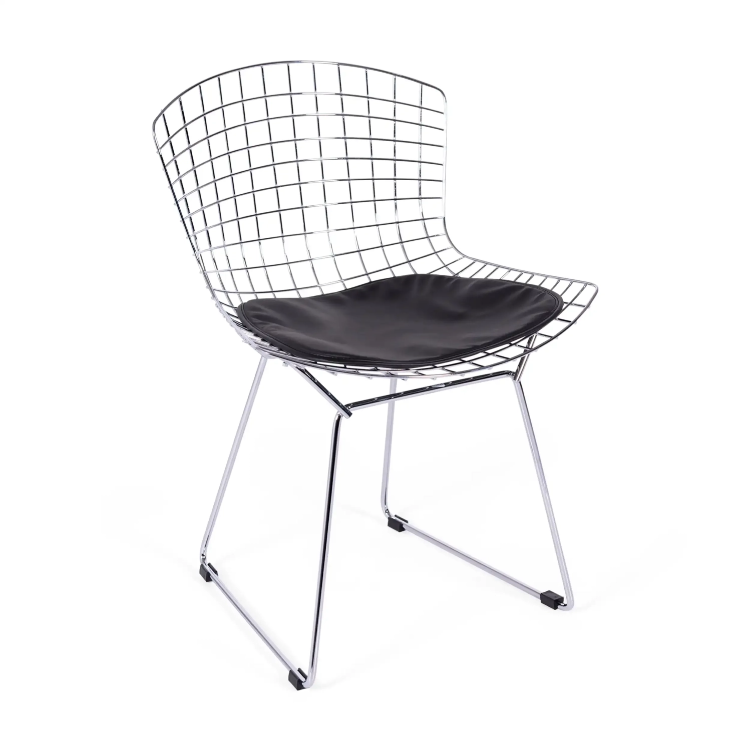 Replika krzesła Bertoia "High Quality" ze stali chromowanej autorstwa słynnego projektanta Hansa J. Wegnera