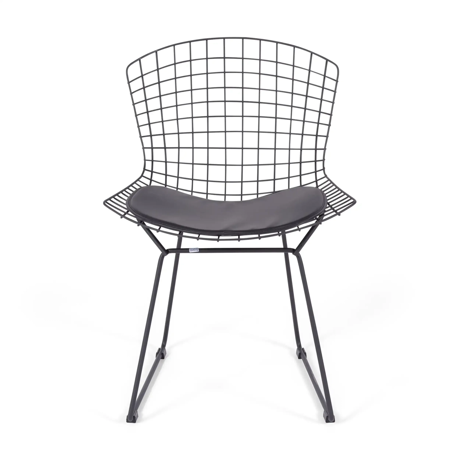 Schwarzer Bertoia Stuhl Replik - Design Metallstühle - Mobelarium