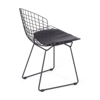 Réplique Chaise Bertoia in Noir - Chaise industrielle - MeublesConcept