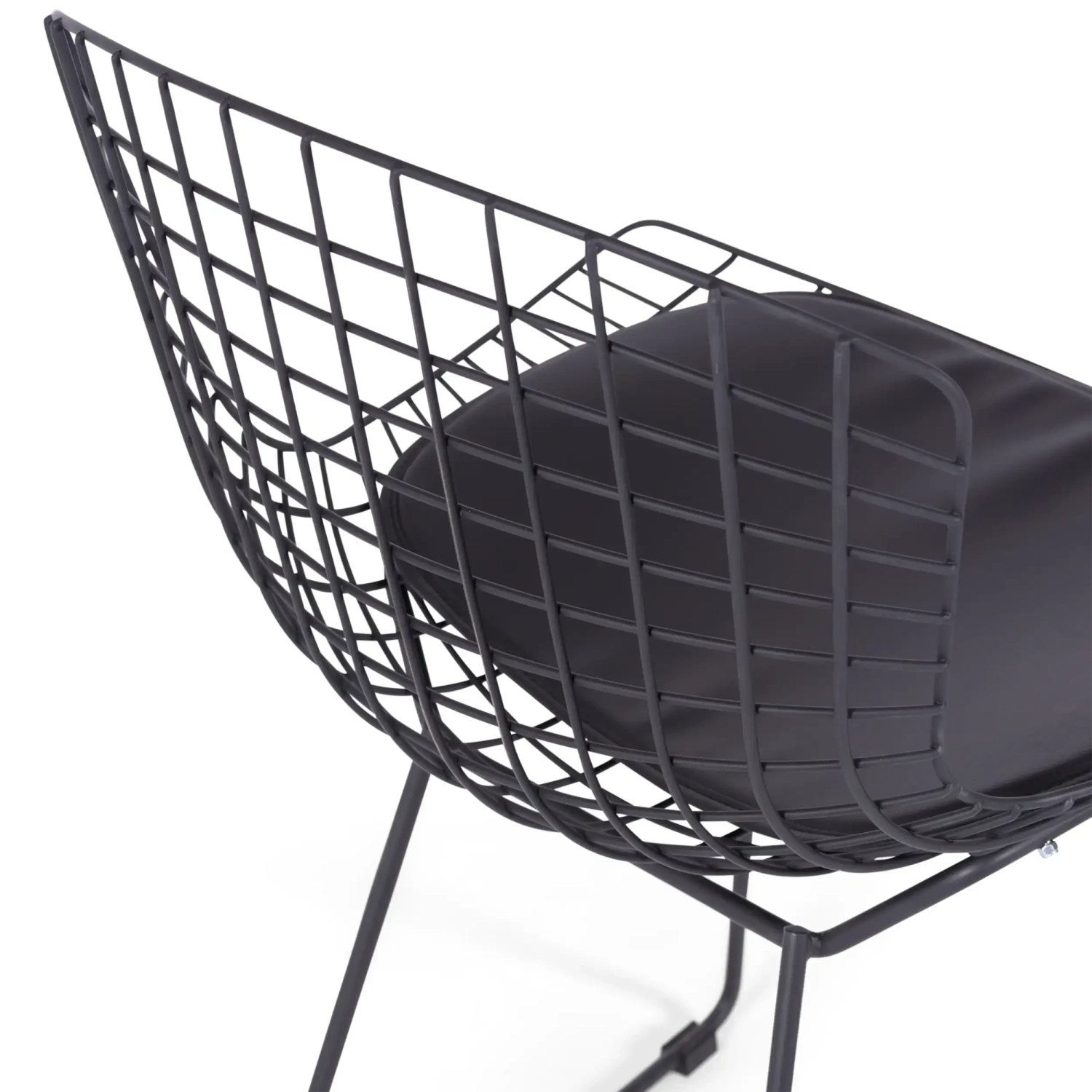 Réplique Chaise Bertoia in Noir - Chaise industrielle - MeublesConcept