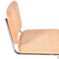 Chair Cesca economical chair in steel, beech and rattan 🪑 | Mueble Design