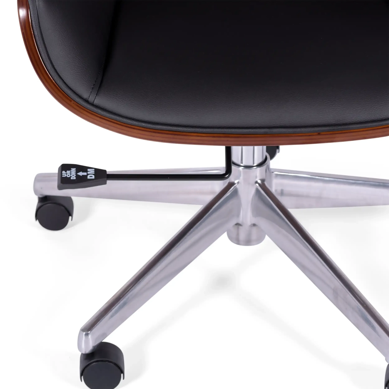 Nordic Highback bureaustoel in walnoot - Bureaustoelen - Icon Mobiel