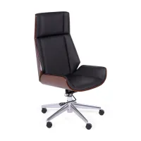 Cadeira de escritório Nordic Highback em madeira - Mueble Design