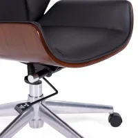 Krzesło biurowe Nordic Highback w orzechu - Krzesła biurowe - Mobelarium
