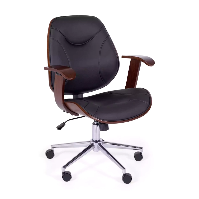 Silla Oficina Cambridge en madera - Sillas polipiel - Mueble design