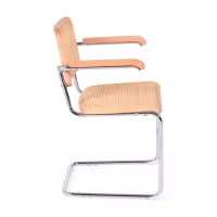 Chaise Cesca avec accoudoirs - Chaises en rotin - Meubles Concept