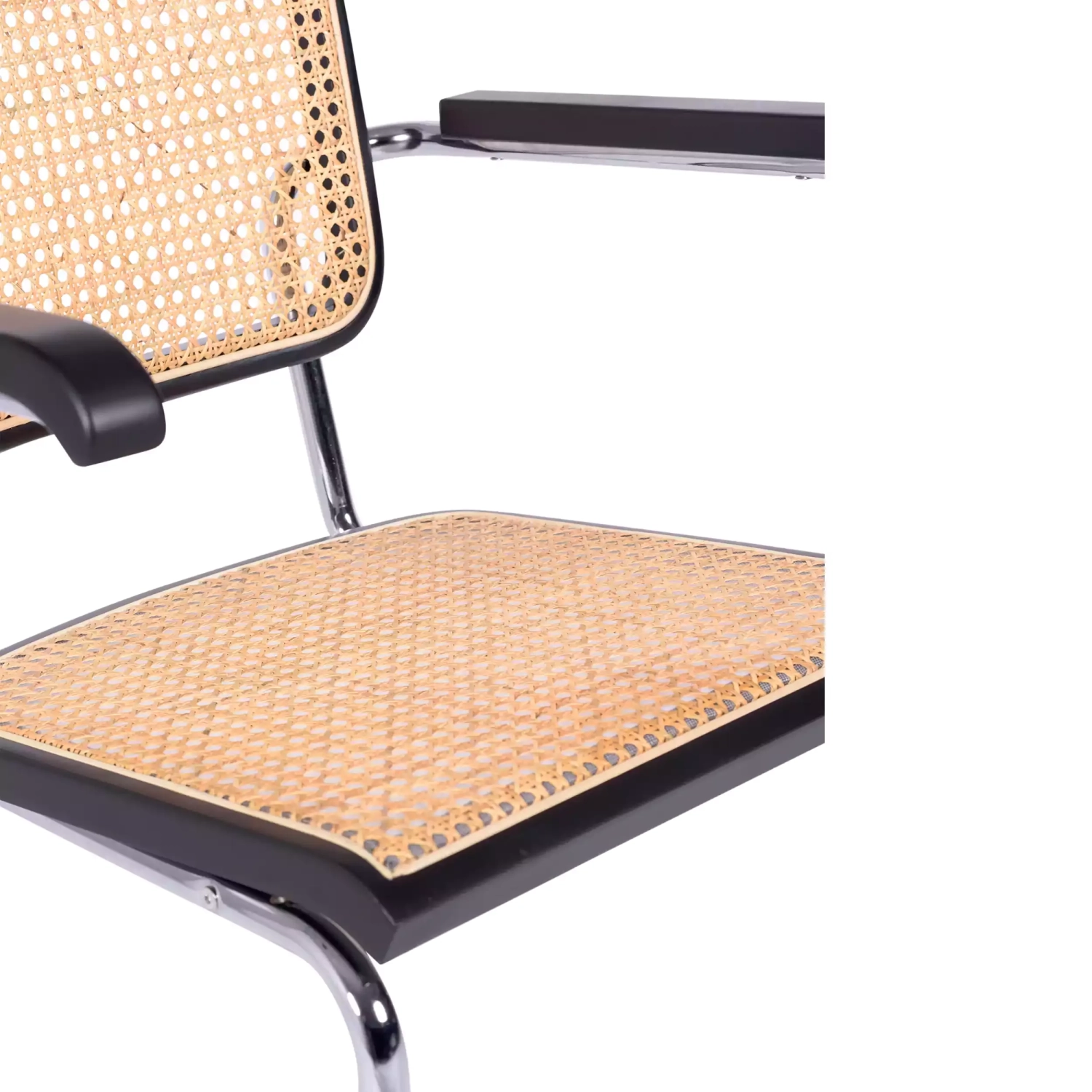 Chaise Cesca avec accoudoirs - Chaises en rotin - Meubles Concept