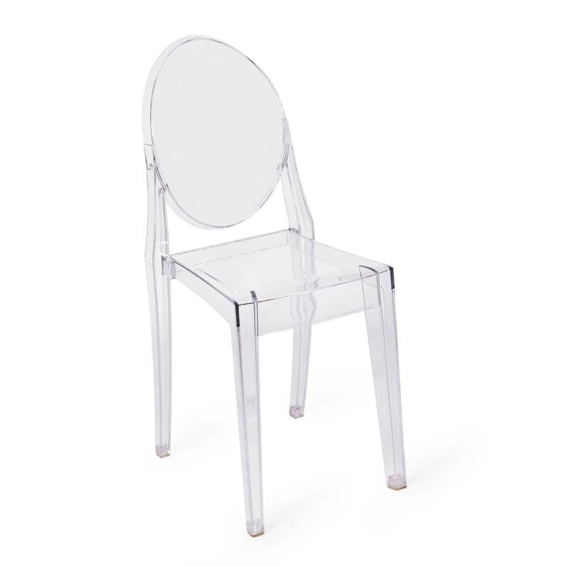 Réplica da cadeira Victoria Ghost de Phillipe Starck