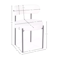 Sedia Lenin rivestita in velluto - design elegante e moderno 🪑