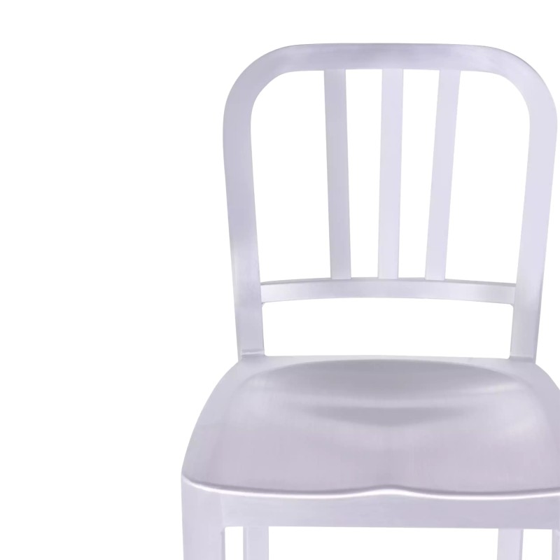Réplique du tabouret de l'armée de terre en aluminium - design industriel iconique