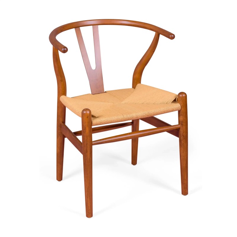 Inspiration Wishbone CH24 pähkinässä - pohjoismaiset tuolit - designhuonekalut