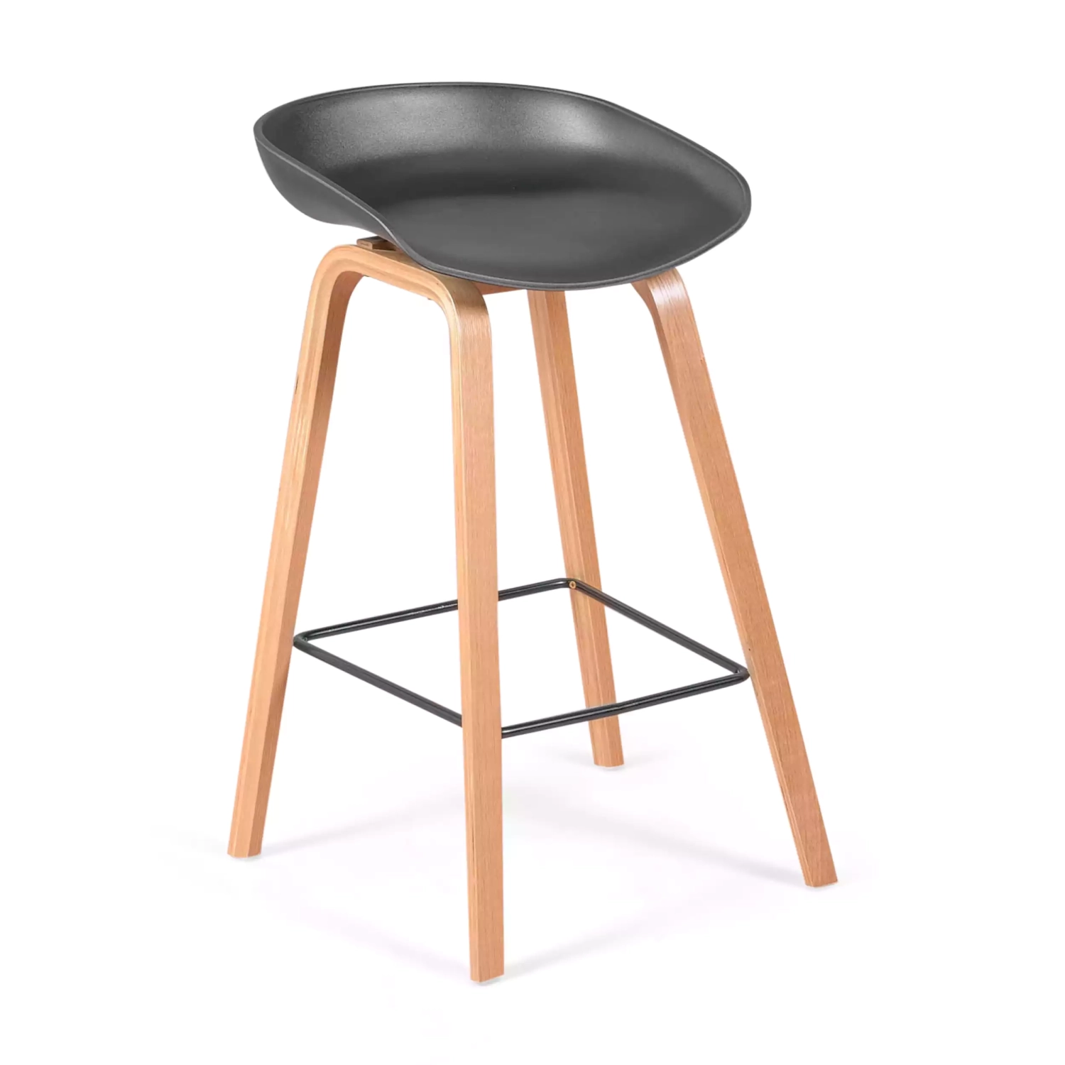 Obtenha o banquinho de madeira de faia nórdica - Mueble Design