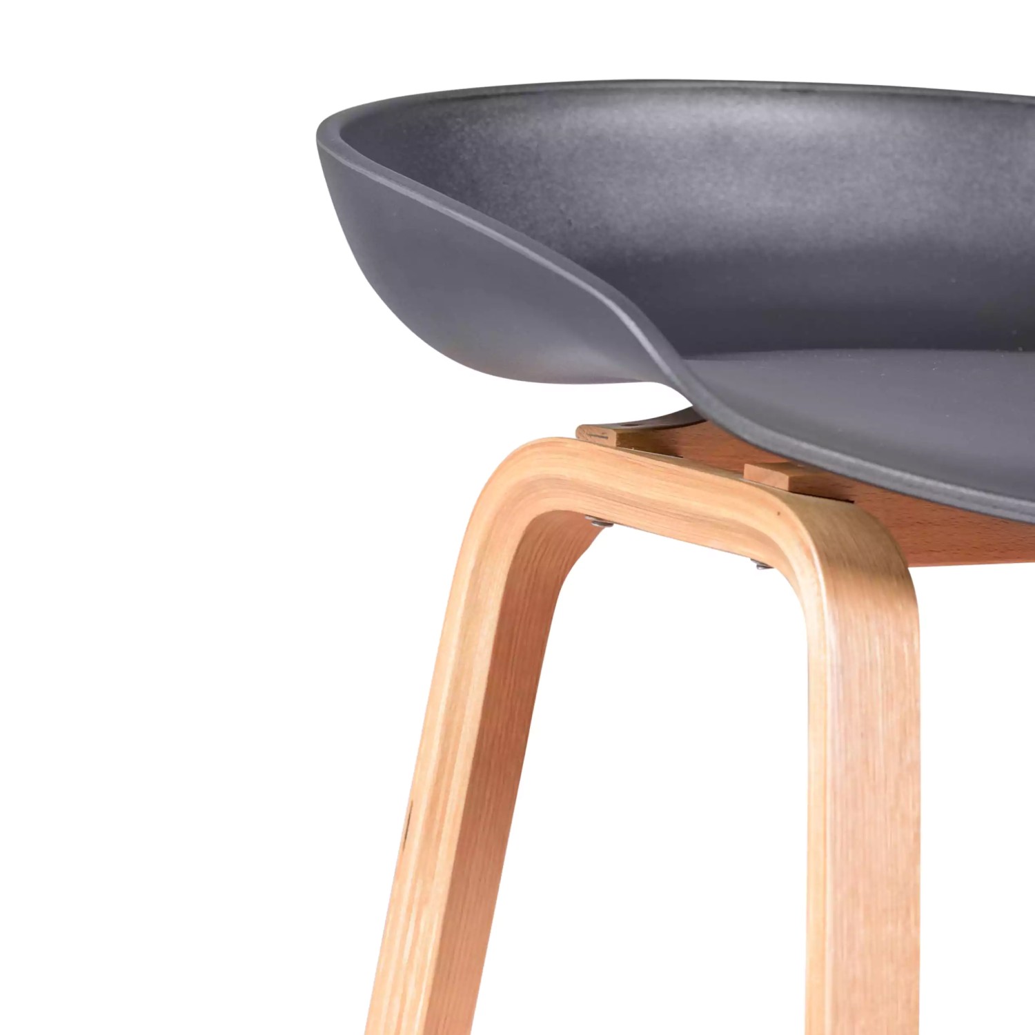 Holen Sie sich den Nordic-Hocker aus Buchenholz – Mueble Design