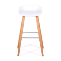 Barstoel Scandinavisch van 75cm in Beukenhout - Mobelarium