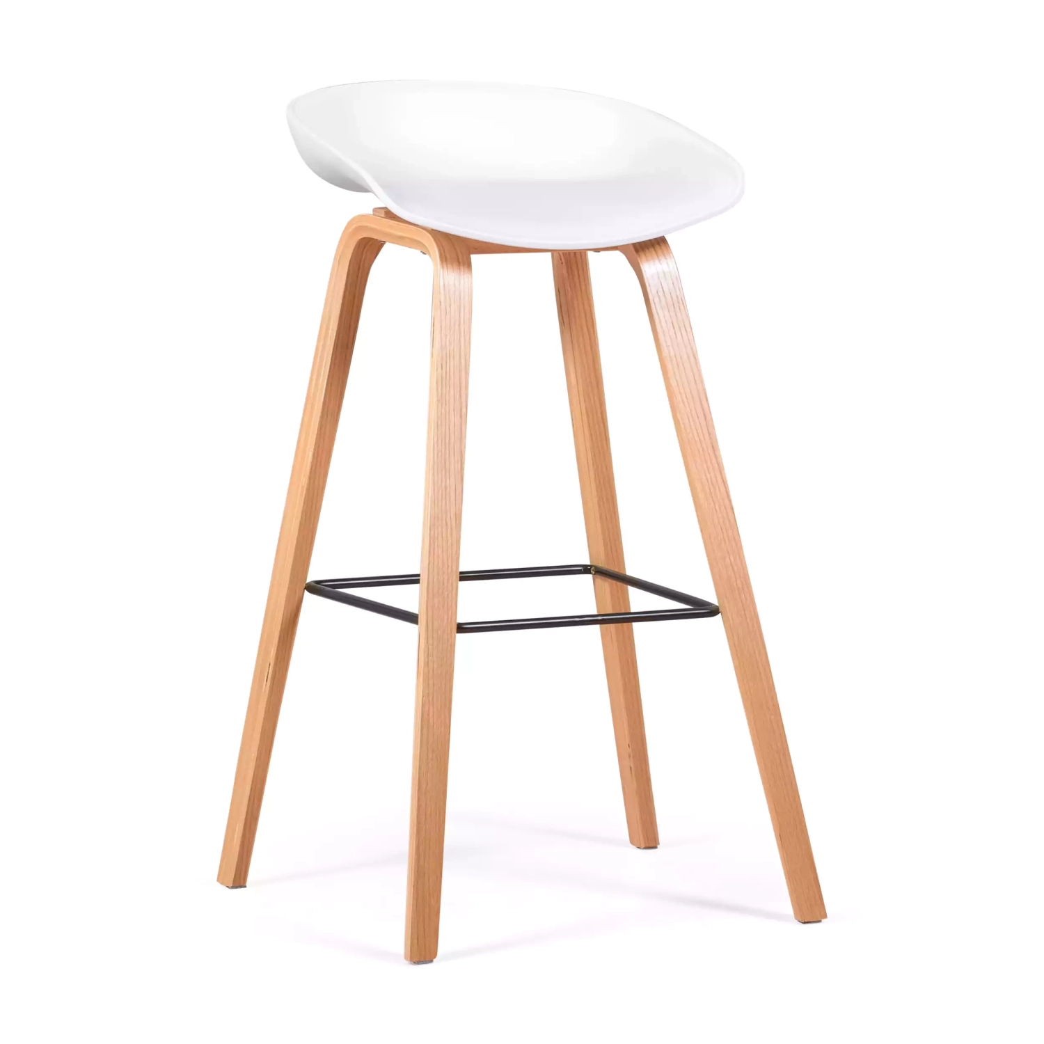 Barstol Skandinavien av 75cm i bokträ Mobelarium