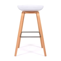 Barstoel Scandinavisch van 75cm in Beukenhout - Mobelarium