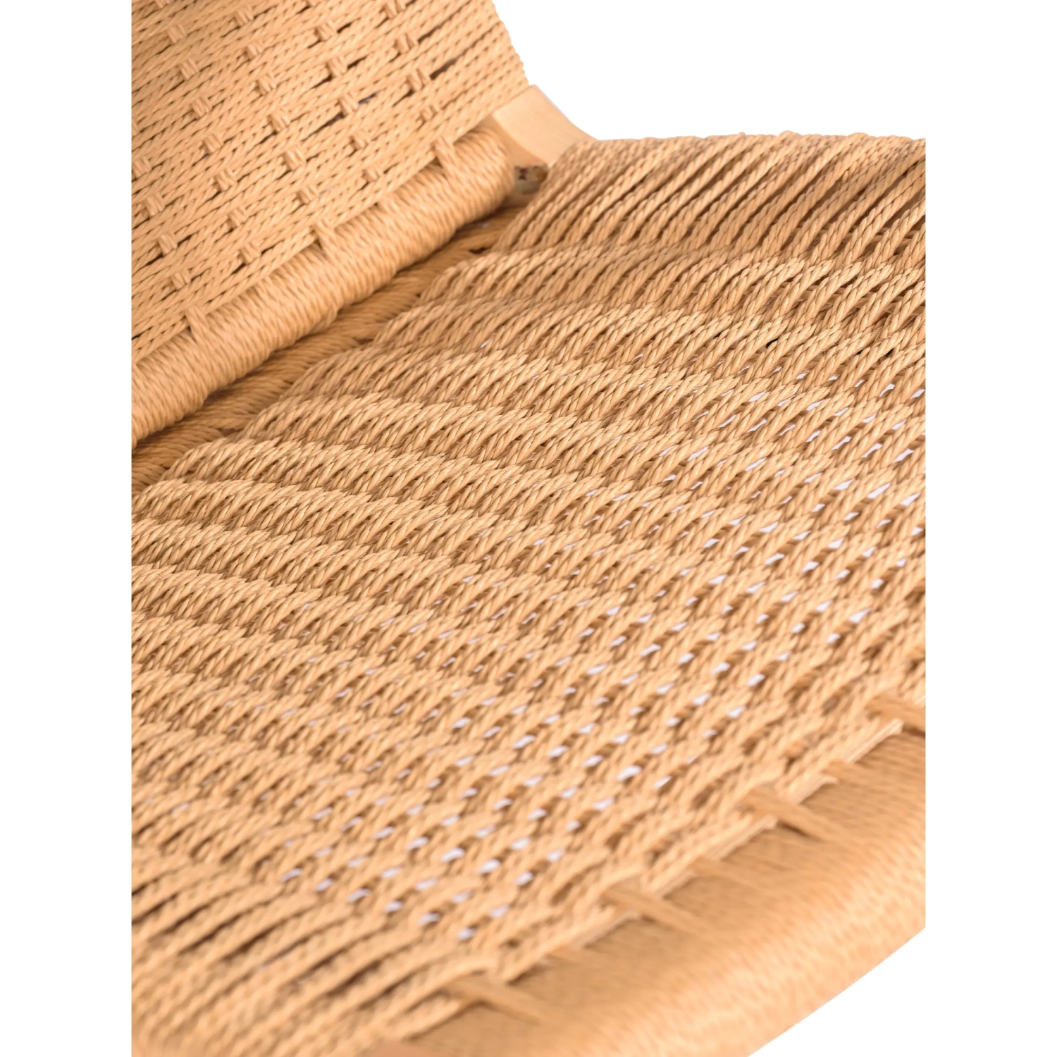 Fauteuil Catani CH25 | Scandinavisch ontwerp in essen en natuurlijk touw