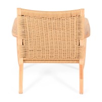 Sessel Catani CH25 | Skandinavisches Design aus Esche und Naturseil