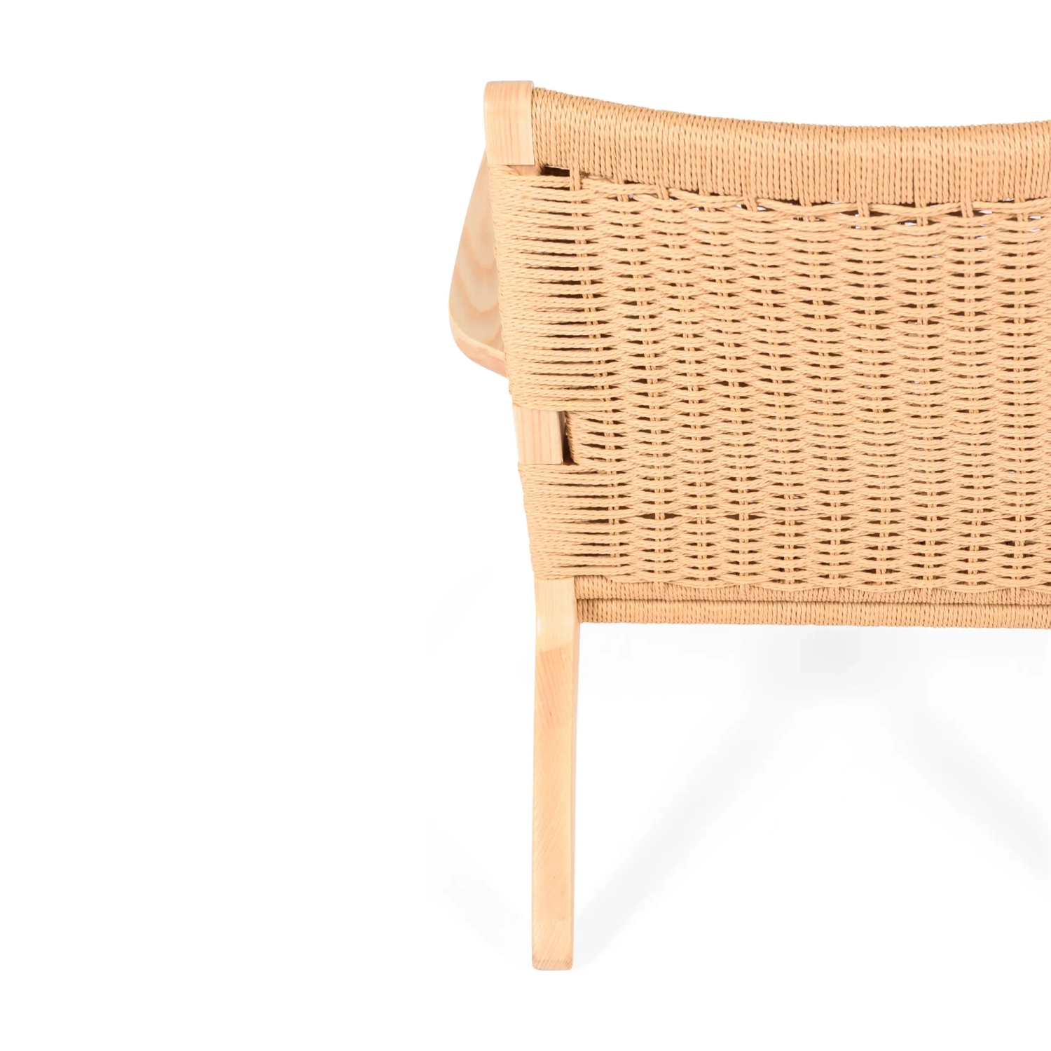 Fauteuil Catani CH25 | Scandinavisch ontwerp in essen en natuurlijk touw