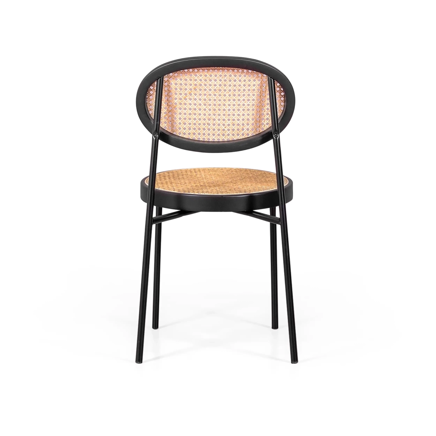 Krzesło Retro Preston z naturalnego rattanu - Design i ciepło - Mobelarium