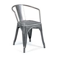 Réplique de la chaise Tolix avec accoudoirs