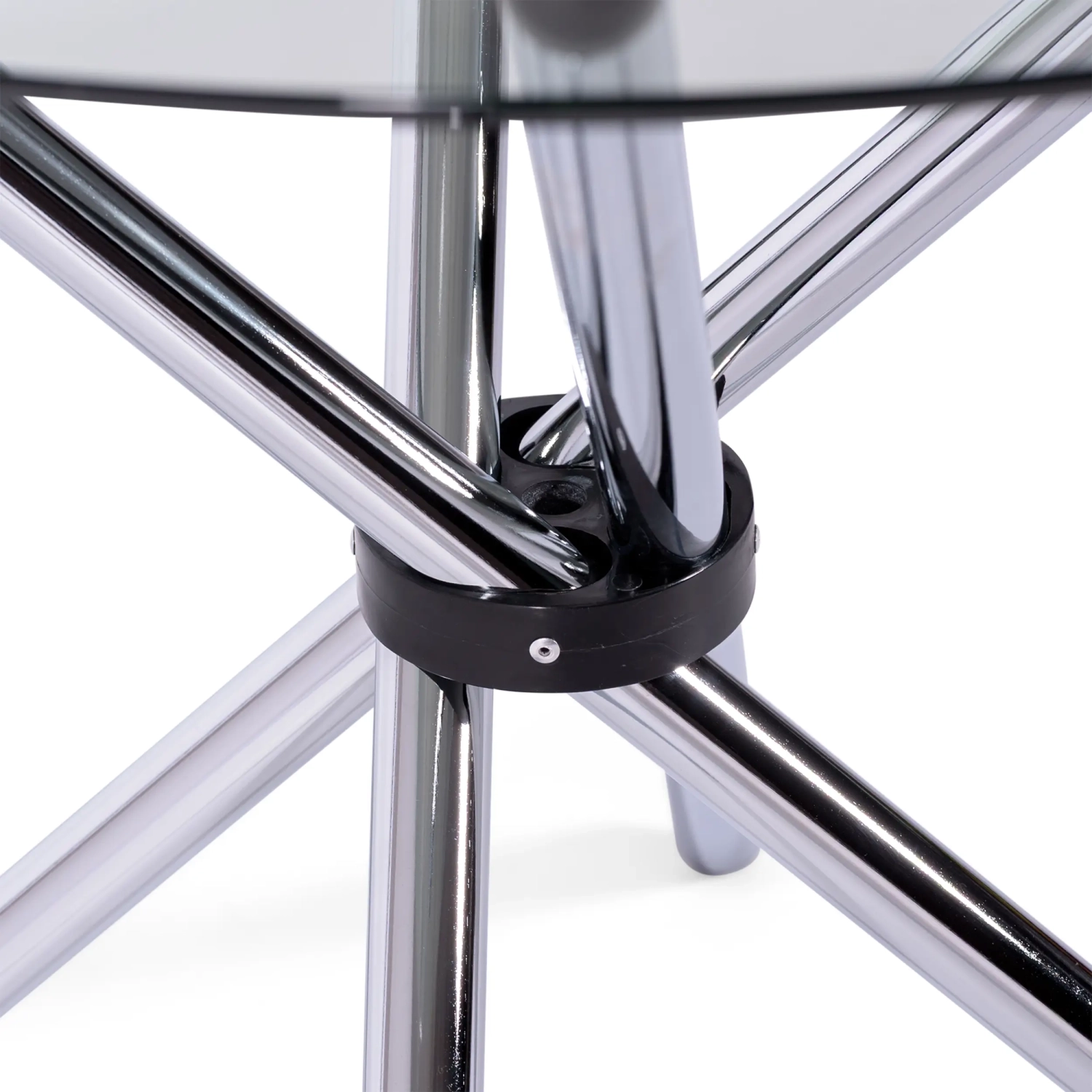 Runt glasbord 80 cm | Modern design för kök och matsal