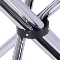 Kulatý skleněný stůl 80 cm | Moderní design do kuchyně a jídelny