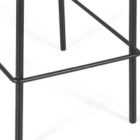 Barstoel Vintage Bar Preston Rotan, naturel 65 cm - Antiek Mobelarium