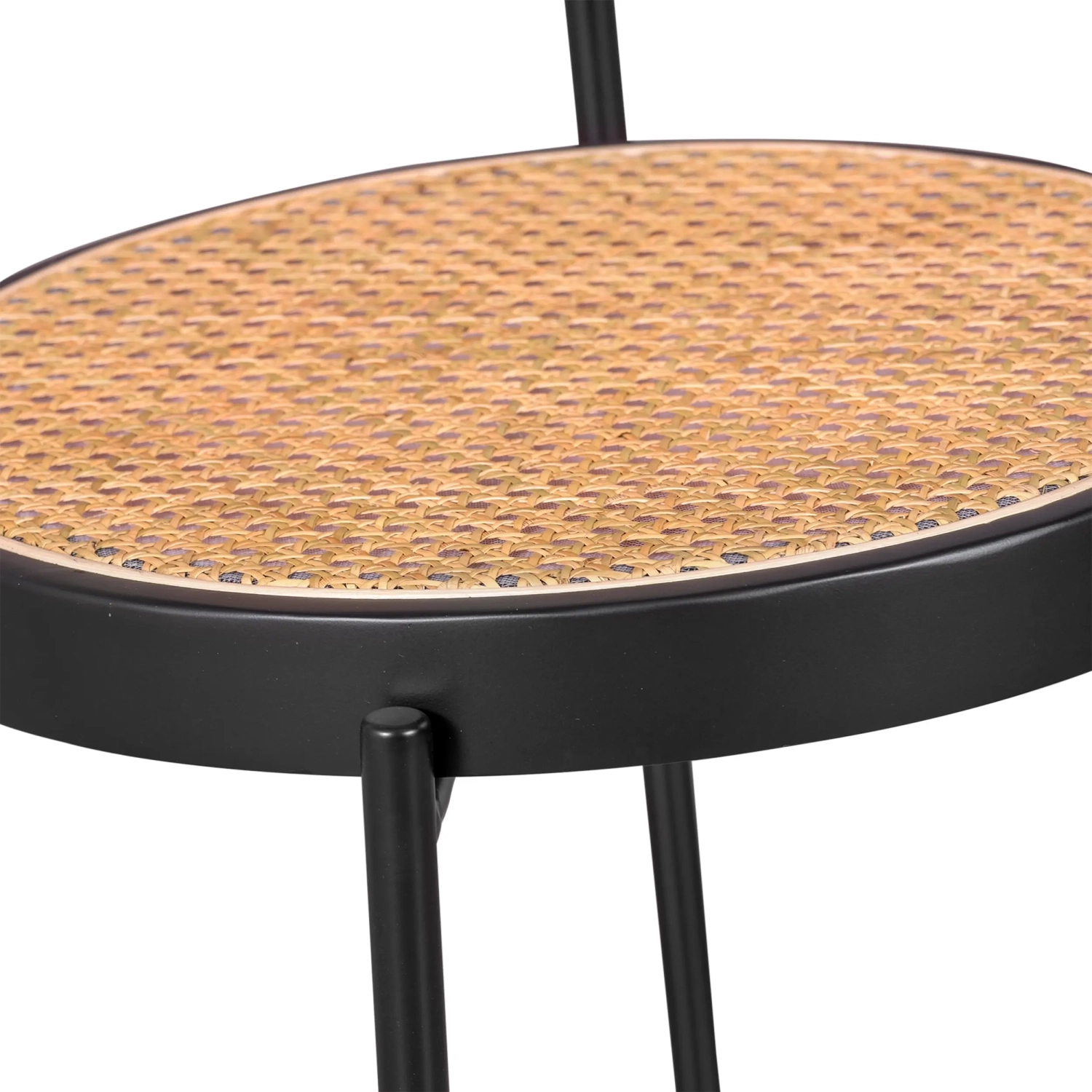 Pack 4 Stühle Preston Natural Rattan | Retro und handgefertigtes Design